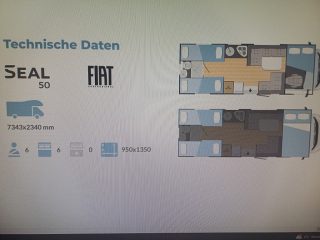 Fiat Rimor Seal 50 Alkoven Wohnmobil